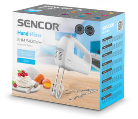 Ruční šlehač Sencor SHM 5400WH 

 obrázek produktu 7 z 8