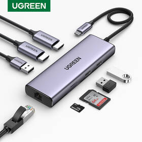 USB Hub UGREEN 10-in-1, 4K HDMI 

 obrázek produktu 2 z 7