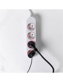 Kabel prodlužovací Shelly Powerstrip 4,4x zásuvka s měřením spotřeby, Wi-Fi bílý

 obrázek produktu 3 z 4