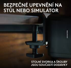 Řadící páka Logitech G RS H Shifter černá

 obrázek produktu 10 z 13
