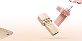 USB Flash ADATA AI920 i-Memory 64GB Lightning/USB 3.1 zlatá barva
