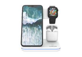 Bezdrátová nabíječka Canyon 3v1 pro telefon, Apple Watch, Airpods bílá

 obrázek produktu 2 z 5
