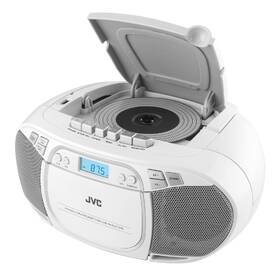 Radiomagnetofon s CD JVC RC-E451W bílá barva
