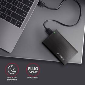 Box na HDD Axagon USB-A SATA 2.5 HDD 

 obrázek produktu 4 z 5