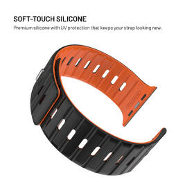 Řemínek FIXED Silicone Magnetic Strap na Apple Watch 44/45/46/49mm černý

 obrázek produktu 5 z 6