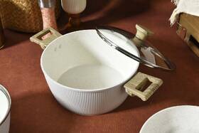 Kastrol s poklicí KITCHISIMO Bianco, 24 cm krémový

 obrázek produktu 1 z 1