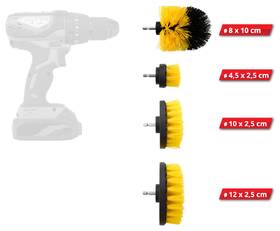 Sada kartáčů Compass 10380 (4 ks) 

 obrázek produktu 1 z 6