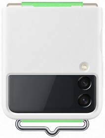 Kryt na mobil Samsung Silicone Cover s poutkem Galaxy Z Flip3 bílý

 obrázek produktu 2 z 8