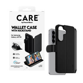 Pouzdro na mobil flipové PanzerGlass CARE Wallet Kickstand na Samsung Galaxy A57 černé

 obrázek produktu 4 z 6