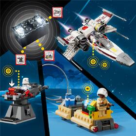 Stavebnice LEGO® Star Wars™ 75423 SMART Play™: Luke a jeho stíhačka Red Five X-Wing™ 

 obrázek produktu 4 z 8