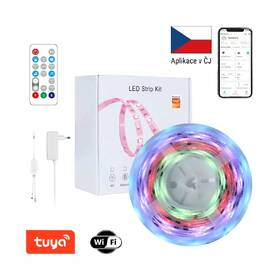 LED pásek IMMAX NEO LITE SMART/ 18W/ Wi-Fi/ IP65/ RGB/ TUYA/ DO + Music/ 5m 

 obrázek produktu 2 z 6