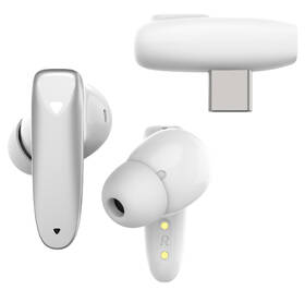 Sluchátka FIXED Game Pods bílá barva
