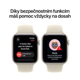 Chytré hodinky Apple GPS 44 mm temně inkoustový hliník, námořnicky modrý sportovní řemínek - M/L 

 obrázek produktu 5 z 6