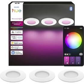 Vestavné svítidlo Philips Hue WCA Slim Recessed Light S (3ks) bílé

 obrázek produktu 1 z 7