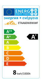 Žárovka LED ETA RETRO LEDka klasik filament 8W, E27, teplá bílá 

 obrázek produktu 1 z 3
