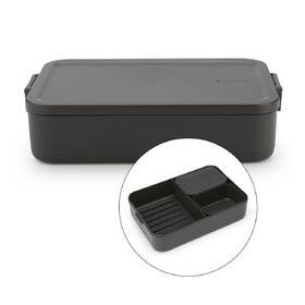 Jídelní box Brabantia Bento Make & Take, dark grey černý

 obrázek produktu 1 z 22