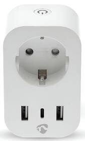 Chytrá zásuvka Nedis SmartLife, měřič spotřeby, dálkově ovladatelná, Wi-Fi, 1x USB-C + 2x USB, IP21, 3680 W bílá

 obrázek produktu 8 z 12
