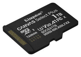 Paměťová karta Kingston Canvas Select Plus MicroSDXC 1TB UHS-I U3 (R150/W30) černá

 obrázek produktu 1 z 2