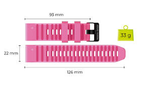 Řemínek Mobile Origin Easy Strap Silicone Watch 22mm růžový

 obrázek produktu 3 z 6