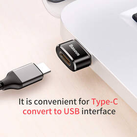 Redukce Baseus USB/USB-C černá barva
