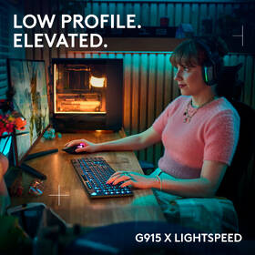 Klávesnice Logitech G915 X Lightspeed Wireless, US layout černá

 obrázek produktu 1 z 9