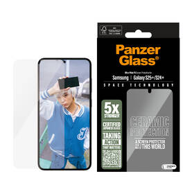 Tvrzené sklo PanzerGlass Ceramic na Samsung Galaxy S25+ 

 obrázek produktu 3 z 10