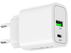 Nabíječka do sítě Mobile Origin 1x USB-A/2x USB-C PD20W bílá barva
