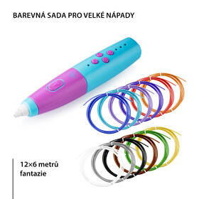 3D pero GoGEN BOB A BOBEK + 36 m náplní, 17 šablon, 3 strojky modré

 obrázek produktu 4 z 12