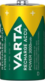 Baterie nabíjecí Varta Recharge Accu Power 2 D (HR20), 3000 mAh (2 ks) 

 obrázek produktu 2 z 4