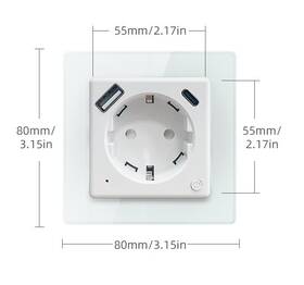 Chytrá zásuvka IMMAX NEO SMART Nexa (typ F), 1x USB, 1x USB-C, PD 20W, Zigbee bílá

 obrázek produktu 2 z 4
