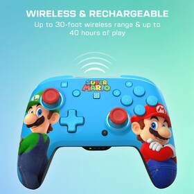 Gamepad Turtle Beach Rematch Wireless Mario a Luigi, NS2 modrý

 obrázek produktu 10 z 14
