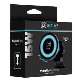 Držák na mobil Obal:Me MagNetix Aura bezdrátový, nabíjecí 15W černý

 obrázek produktu 6 z 7