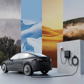 Nástěnná nabíjecí stanice dé pro elektromobily 11kW s 10m kabelem, verze s CZ aplikací černá

 obrázek produktu 5 z 8