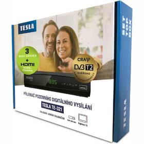 Set-top box Tesla TE-321 černá barva
