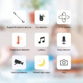 IP kamera IMMAX BABY, Wi-Fi, Tuya modrá

 obrázek produktu 9 z 9
