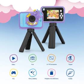 Digitální fotoaparát LAMAX PixelKid1 modrá barva

