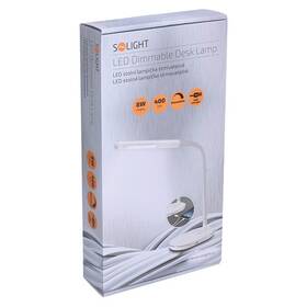 Stolní LED lampička Solight stmívatelná, 8W, 4500K, USB bílá

 obrázek produktu 3 z 3