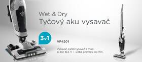 Tyčový vysavač Concept VP4201 Wet and Dry 3v1 

 obrázek produktu 24 z 26