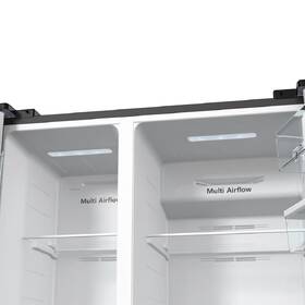 Americká lednice Hisense RS711N4WFD černá barva
