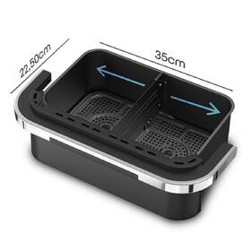 Fritéza horkovzdušná Rohnson R-28019, 2 × 4,5 l černá

 obrázek produktu 3 z 10