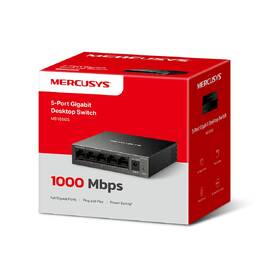 Switch Mercusys MS105GS (MS105GS) černý

 obrázek produktu 4 z 6