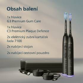 Set zubních kartáčků Philips HX7429/03 černý

 obrázek produktu 9 z 19