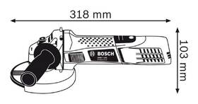 Úhlová bruska Bosch Professional GWS 7-125 0.601.388.108 

 obrázek produktu 3 z 3