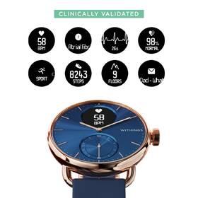 Chytré hodinky Withings Scanwatch 38 mm - Rose Gold Blue 

 obrázek produktu 6 z 7