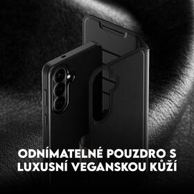 Pouzdro na mobil flipové PanzerGlass CARE Tango 2v1 MagSafe na Samsung Galaxy S26 černé

 obrázek produktu 4 z 11