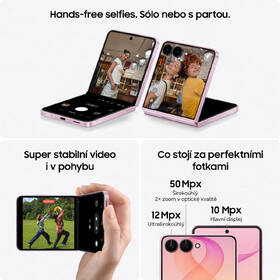 Mobilní telefon Samsung Galaxy Z Flip8 5G 12 GB / 256 GB růžový

 obrázek produktu 5 z 18