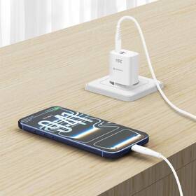 Nabíječka do sítě Swissten EDGE GaN 1x USB-C PD 20W/1x USB-A 18W QC bílá

 obrázek produktu 8 z 8