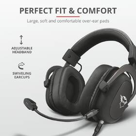 Headset Trust GXT 414 Zamak Premium Multiplatform Gaming černý

 obrázek produktu 7 z 13