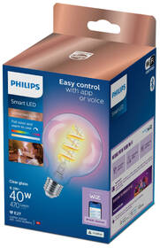Chytrá žárovka Philips Smart LED G95, 6,3 W, E27, RGB 

 obrázek produktu 3 z 3