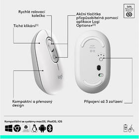 Klávesnice s myší Logitech POP ICON, US layout bílá

 obrázek produktu 7 z 10
